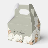  Floral Wedding Box Geschenkschachtel Bedankdoosjes (Achterkant)