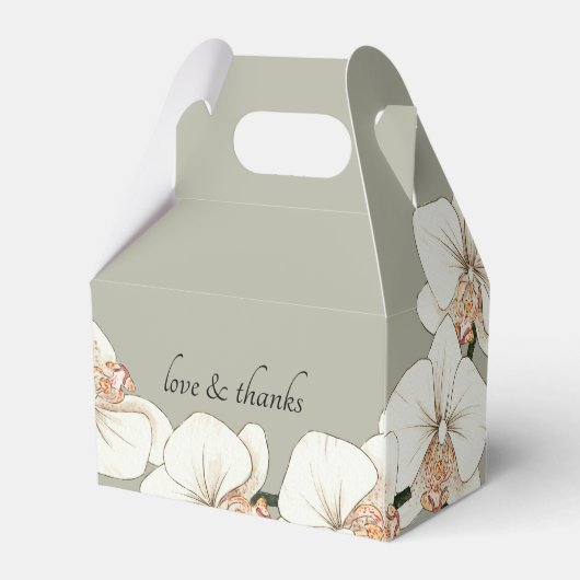  Floral Wedding Box Geschenkschachtel Bedankdoosjes (Achterkant)