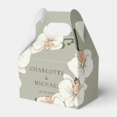  Floral Wedding Box Geschenkschachtel Bedankdoosjes (Voorkant Zijde)