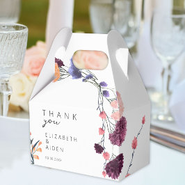 Floral Wedding Box Geschenkschachtel Bedankdoosjes