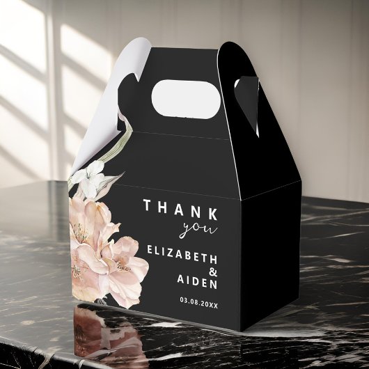 Floral Wedding Box Geschenkschachtel Bedankdoosjes