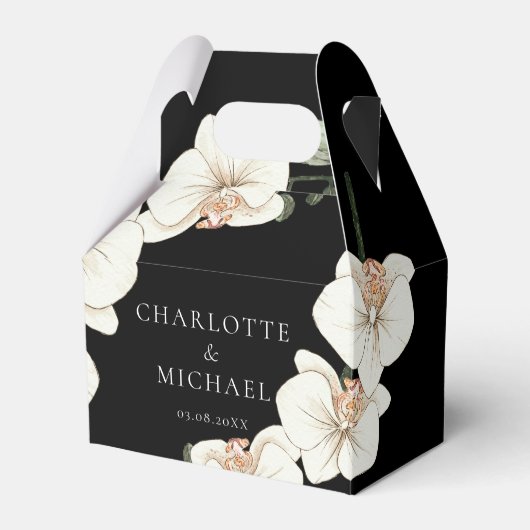 Floral Wedding Box Geschenkschachtel Bedankdoosjes (Voorkant Zijde)