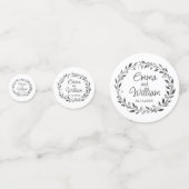 Floral Wedding Confetti (Voorkanten)