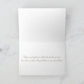 Floral Wedding Couple Kaart (Binnen)