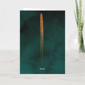 Floral Wedding Deep Zee Donkergroen en goud (Achterkant)