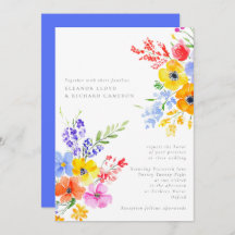 Floral Wedding door Bright en Vette Waterverf