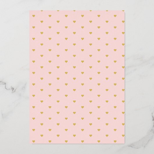 Floral Wedding Dress Navy Bridal Shower Folie Uitnodiging (Achterkant)