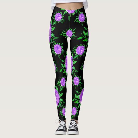 Floral Wedding Dresses Leggings (Voorkant)