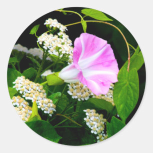 Floral Wedding Envelope Seal Sticker