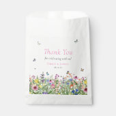 Floral Wedding Favor Bags Bedankzakje (Voorkant)