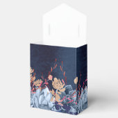 Floral Wedding for Box Navy Blue Chalkboard Bedankdoosjes (Geopend)