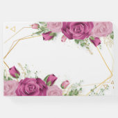 Floral Wedding Guest Book Gastenboek (Achterkant)