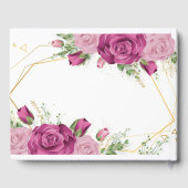 Floral Wedding Guest Book Gastenboek (Achterkant)