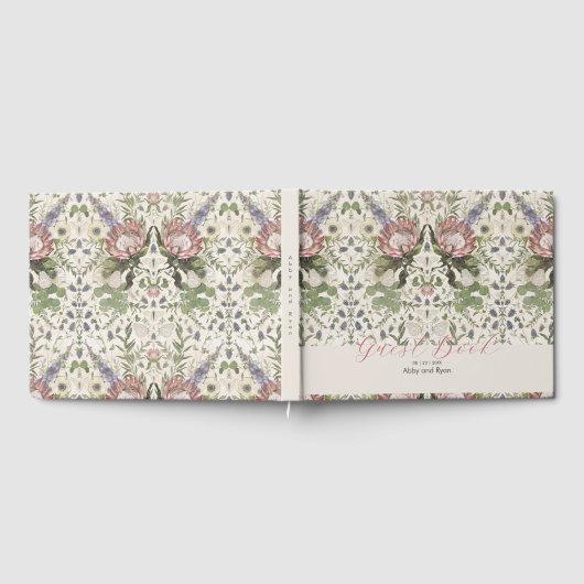 Floral Wedding Guest Book Gastenboek (Volledig)