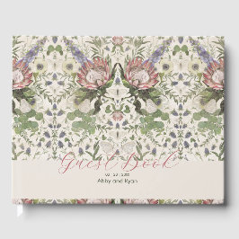 Floral Wedding Guest Book Gastenboek