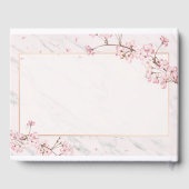 Floral Wedding Guest Book Gastenboek (Achterkant)