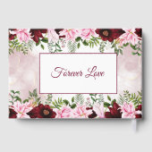 Floral Wedding Guest Book Gastenboek (Achterkant)