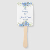 Floral Wedding Hand Fan Handwaaier (Voorkant)