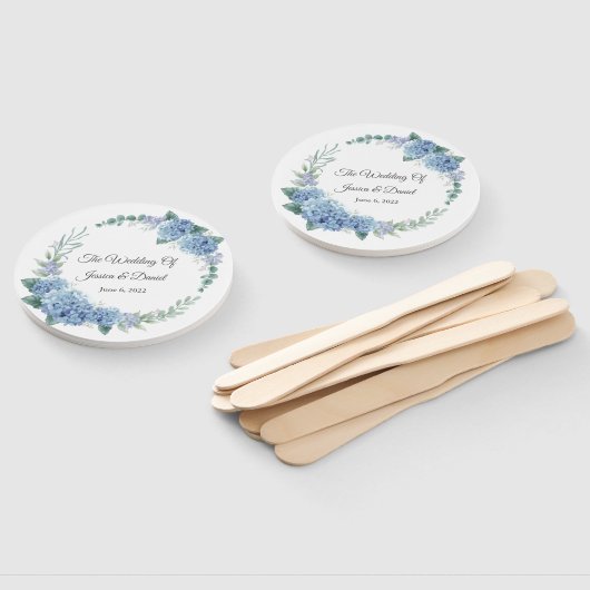 Floral Wedding Hand Fan Handwaaier (Niet-gemonteerd)
