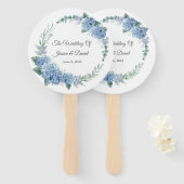 Floral Wedding Hand Fan Handwaaier (Voorkant en achterkant)