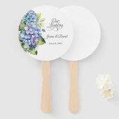 Floral Wedding Handwaaier (Voorkant en achterkant)