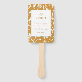 Floral Wedding Handwaaier