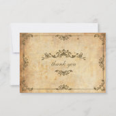  Floral Wedding Hartelijk dank Bedankkaart (Voorkant)