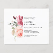 Floral Wedding Invitation Flyer (Voorkant)