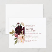 Floral Wedding Invitation Flyer (Voorkant / Achterkant)