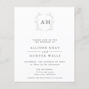Floral Wedding Invitation Flyer