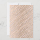 Floral Wedding Invitation Kaart (Achterkant)