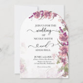 Floral Wedding Invitation Kaart (Voorkant)