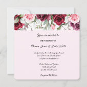 Floral Wedding Invitation Kaart (Voorkant)