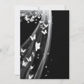 Floral Wedding Invitation Kaart (Achterkant)