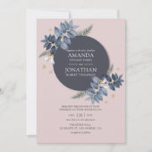 Floral Wedding Invitation Kaart (Voorkant)