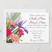 Floral Wedding Invitation Kaart (Voorkant)