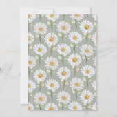 Floral Wedding Invitation Kaart (Achterkant)