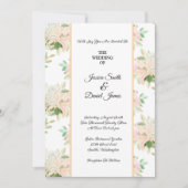 Floral Wedding Invitation Kaart (Voorkant)