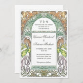 Floral Wedding Invitations IV (Colors) Kaart (Voorkant / Achterkant)
