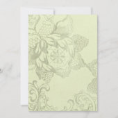 Floral Wedding Invitations Kaart (Voorkant)