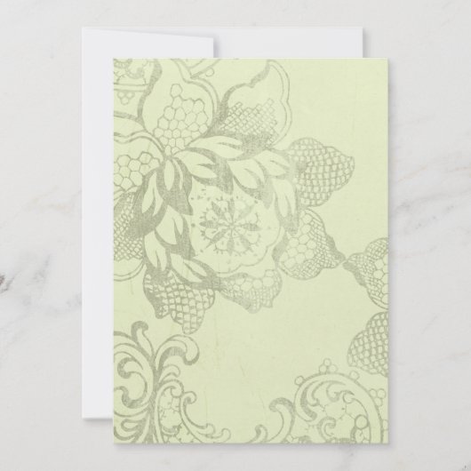  Floral Wedding Invitations Kaart (Voorkant)