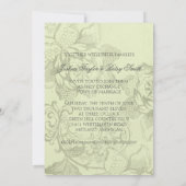  Floral Wedding Invitations Kaart (Achterkant)