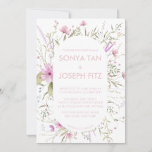 Floral Wedding Invitations