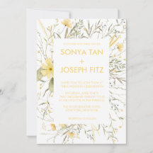 Floral Wedding Invitations