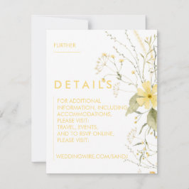 Floral Wedding Invitations Kaart