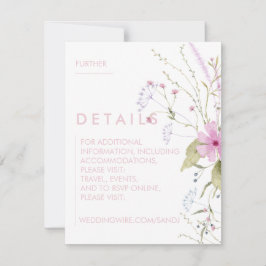 Floral Wedding Invitations Kaart