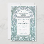  Floral Wedding Invitations V (v.3) Kaart (Voorkant)