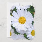 Floral Wedding Invitations with Daisy Kaart (Achterkant)