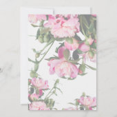 Floral Wedding Jubileum Uitnodiging (Achterkant)