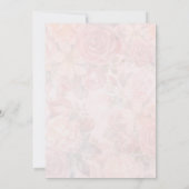 Floral Wedding Jubileum Uitnodigingen (Achterkant)